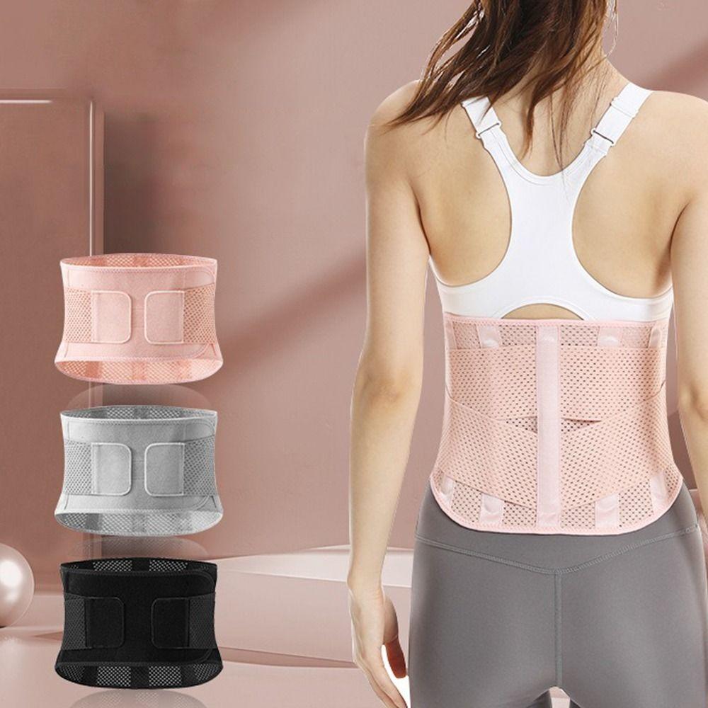 

Adjustable Waist Protection Elastic Lumbar Support Belt New Waist Support Sports Fitness Running Grey L