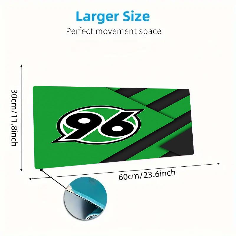 Hannover 96 Print  Cushion Non-slip Laptop Tablet Big Mousepad XXL Mat Mini PC Playmat With Lock edge