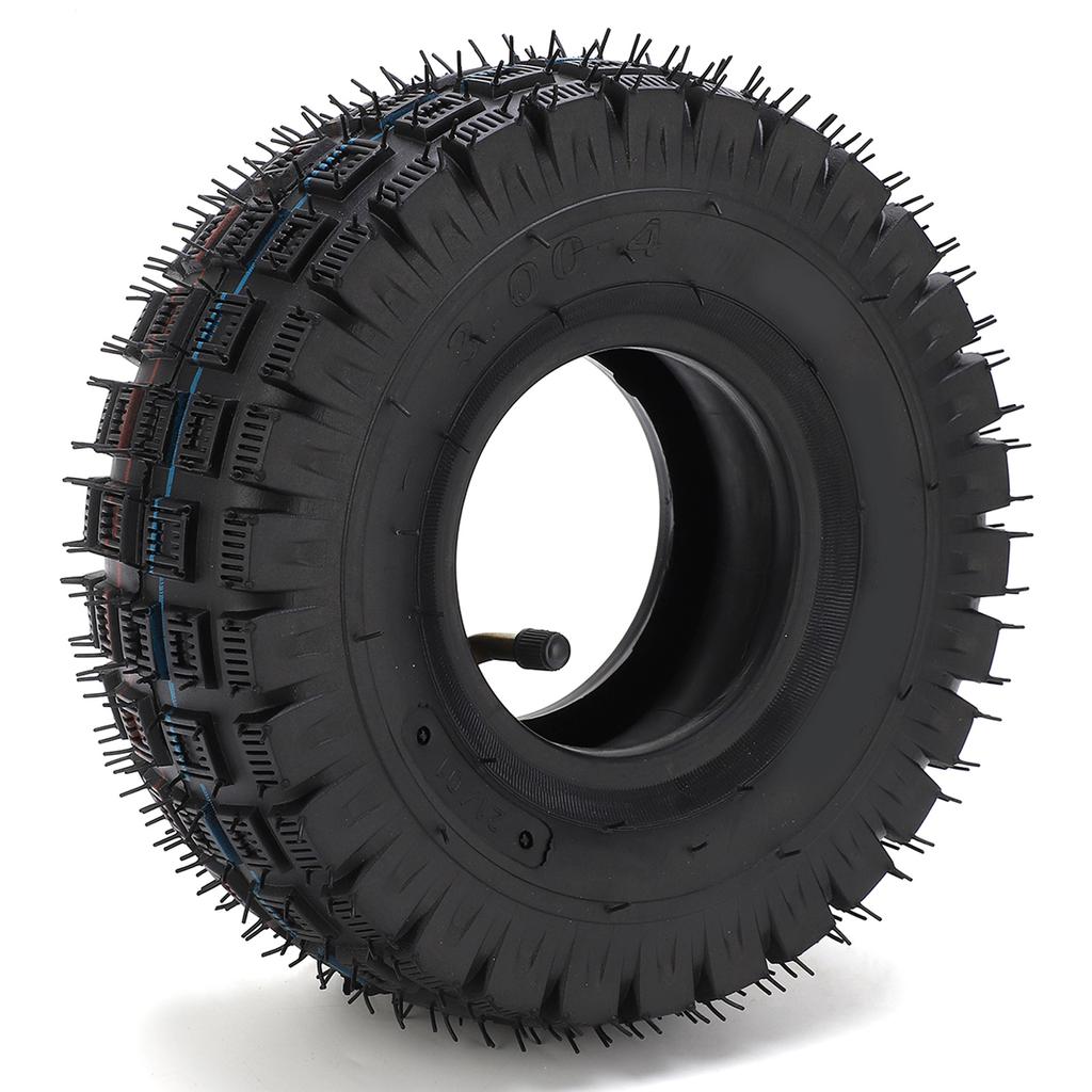 Scooter Tire Tube 3.00‑4 Outer Tire Inner Tube Set with Bent Valve for Electric Scooter Replacment
