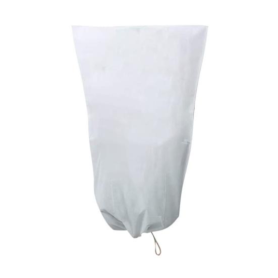 Drawstring Winter Frost Cover Wide Application Non Woven Fabric Warm Plant Protection Cover Bag for Home
