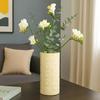 Nordic Ceramic Flower Vase - Creative Dried & Artificial Flower Holder for Living Room & TV Cabinet Decor.