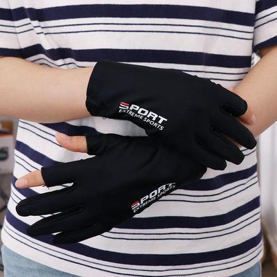Finger Gloves Ice Silk Men Fishing Gloves Women Gloves  Gloves Summer Sunscreen Gloves