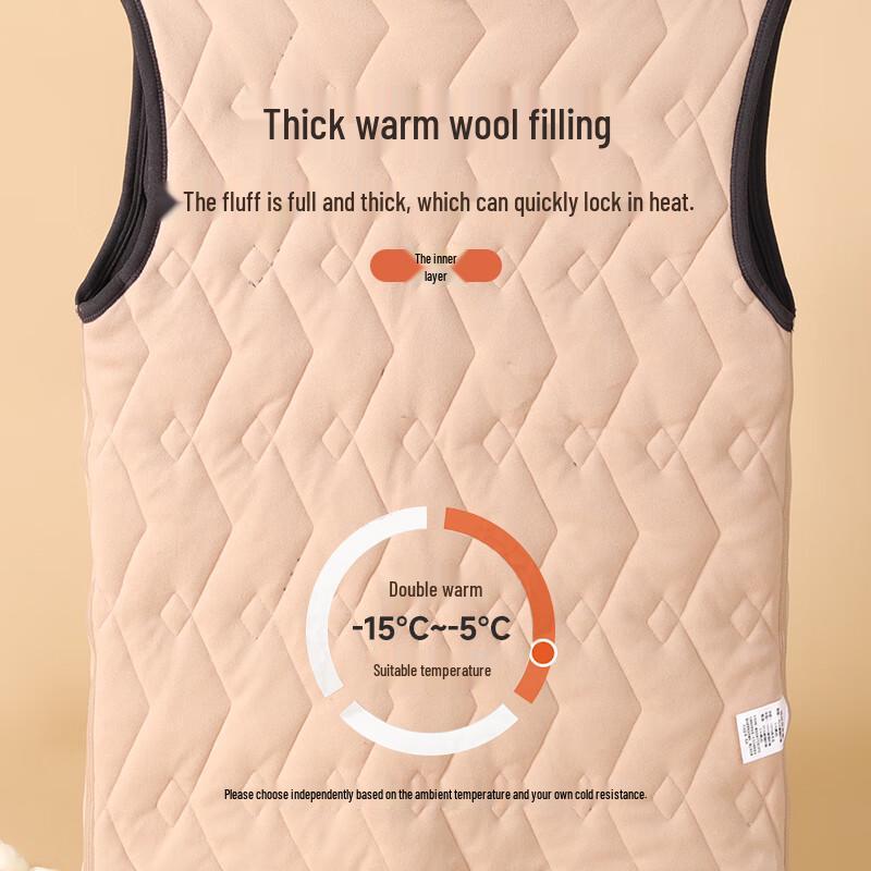 Langsha Women's Fleece-Lined Thermal Cardigan Vest