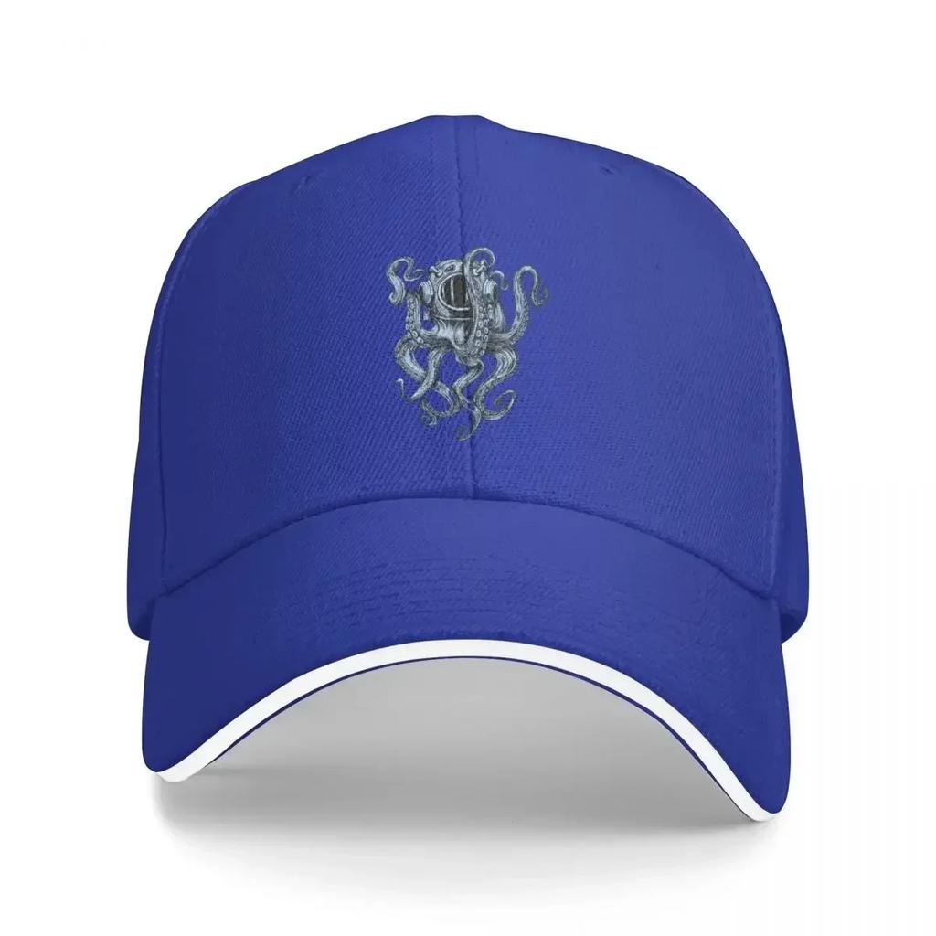 New Octopus Scuba Diver Helmet Cap Fashion Casual Baseball Caps Adjustable Hat Hip Hop Summer Unisex Baseball Hats