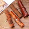 Map Roll Retro Case Bag Purse Pouch Leather Pen Pencil Case for School Cosmetic Make Up PU Bag