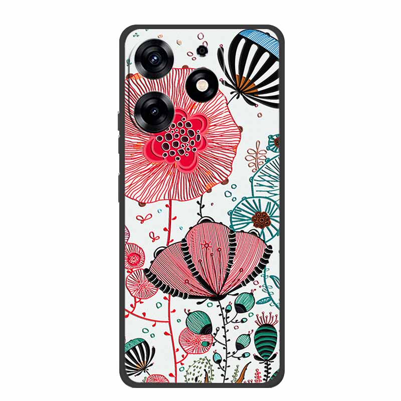 3D Emboss Case For Realme C61 Phone Case Relief Flowers Shockproof Silicone Soft Coque For Realme C61 Back Cover Case RealmeC61