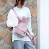 Women's Faux Fur Mini Backpack Cute Rabbit Ear Satchel Shoulder Bag Purse Plush