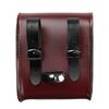 Motorcycle Faux Leather Luggage Storage Side Saddle Bag Fashion Cars Accessory