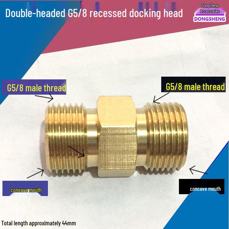 Riduttore di Pressione Ossigeno - Valvola con Filettatura Femmina G5/8 a Raccordo Maschio 5/8 in Rame