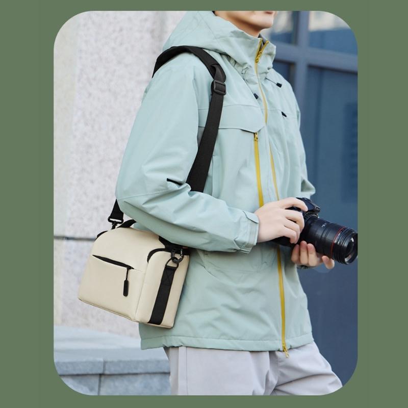 Bolsa de Câmera Impermeável Leve Para Câmeras DSLR Proteções e Alça de Ombro Ergonômica