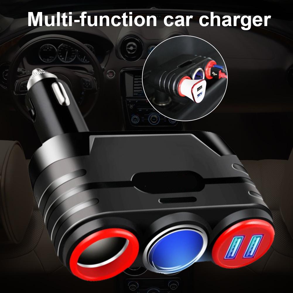 Cheap Car Cigarette Lighter Wireless Charger 1 for 3 MultiFunction