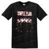 Simple Plan Pop Punk Membri della Band Ritratto Grafico Maglietta Concerto Musica Fan Tee