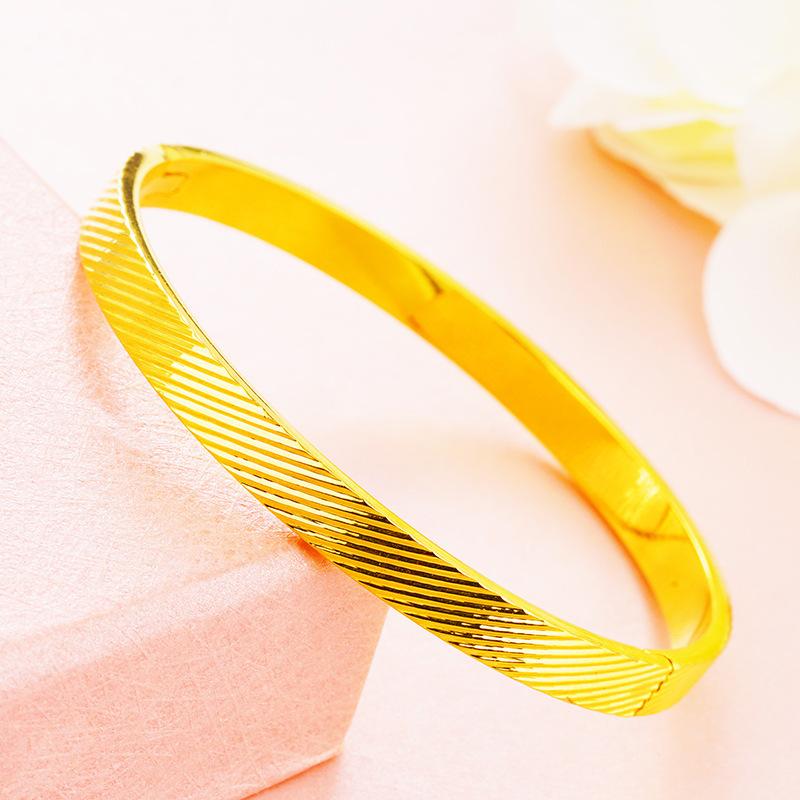 Snap Bracelet Twill Bracelet Live Mouth Women s Simple Bracelet 17CM