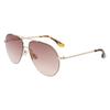 Victoria Beckham Metal Women S SunglaSSeS Gold