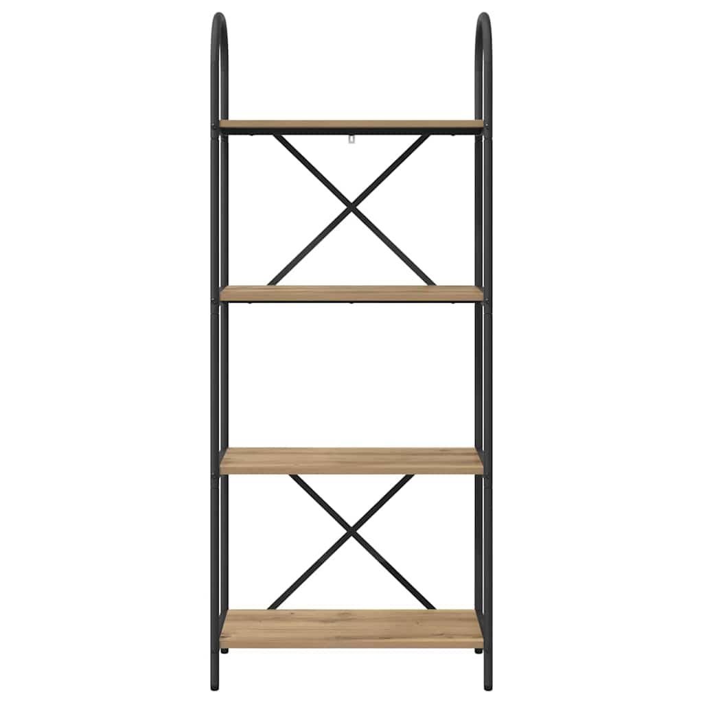 Artisan Oak Bookshelf 60 x 30 x 146 cm Particleboard