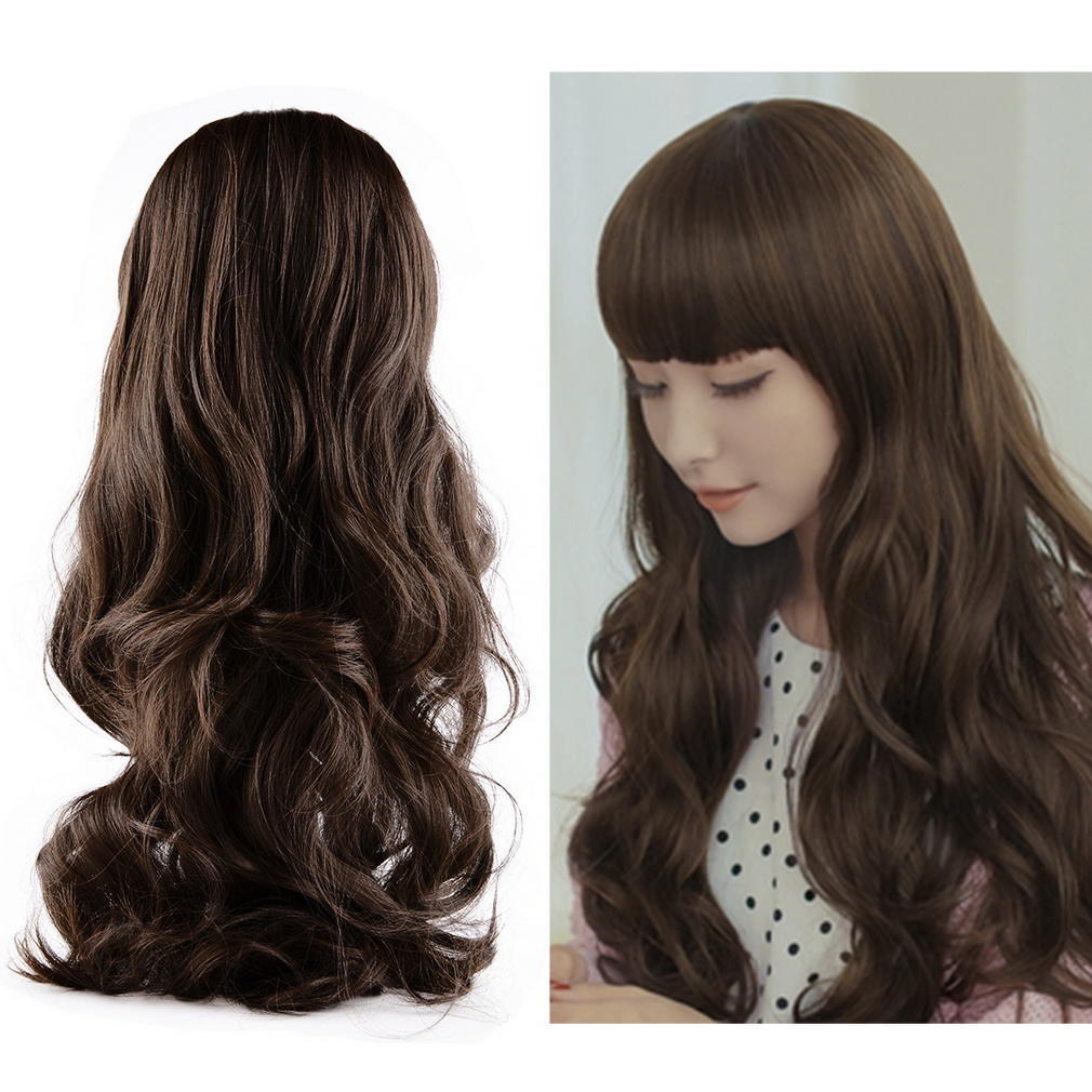 Milye Zhenshiny Devushki Volokna Parik Dlinnye Volnistye Volosy Vyushiesya Partii Pariki Dlya Kospleya Kupit Po Nizkim Cenam V Internet Magazine Joom