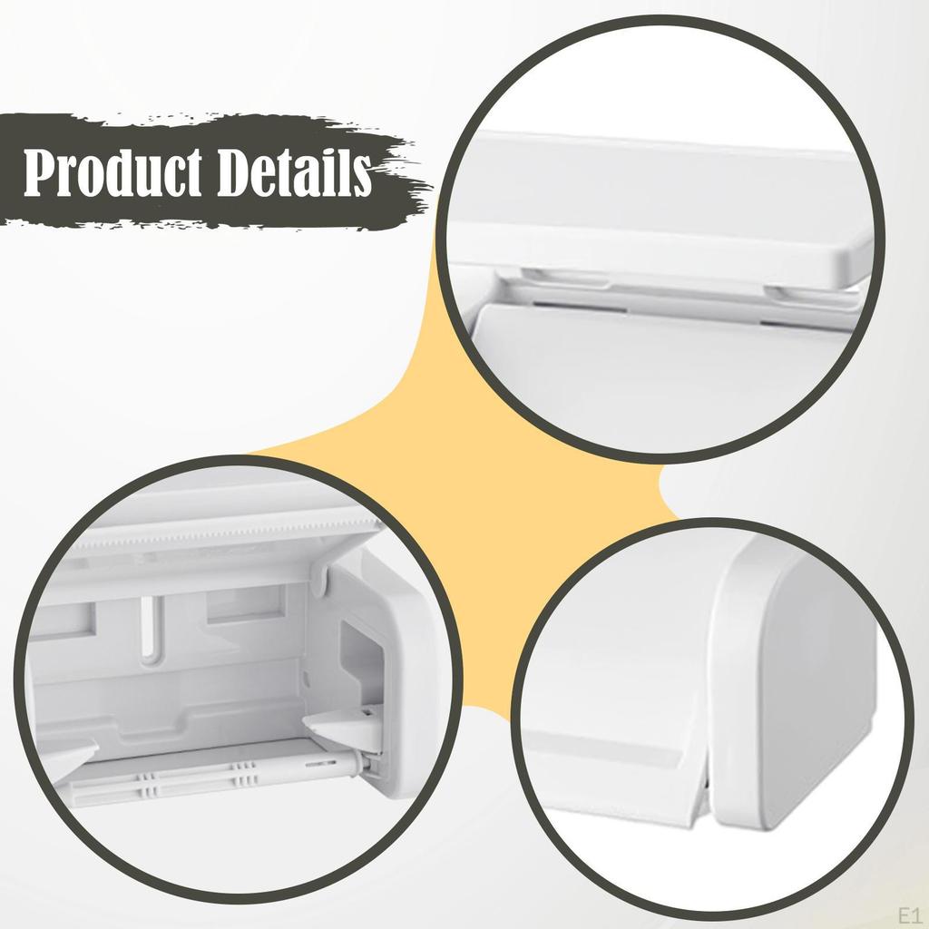 Toilet Paper Holder Tissue Roll Modern Organizer with Phone Shelf for Kitchen Dorm