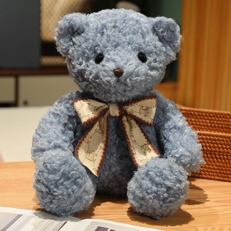 6 Farben Cartoon Bunt Schleife Bär Spielzeug Stofftier Kissen Weiche Puppen Heimdeko Geburtstagsgeschenke Freundin