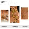 Stainless Steel Thick Geometric Open Ring for Women - Personalized and Irregular Design
