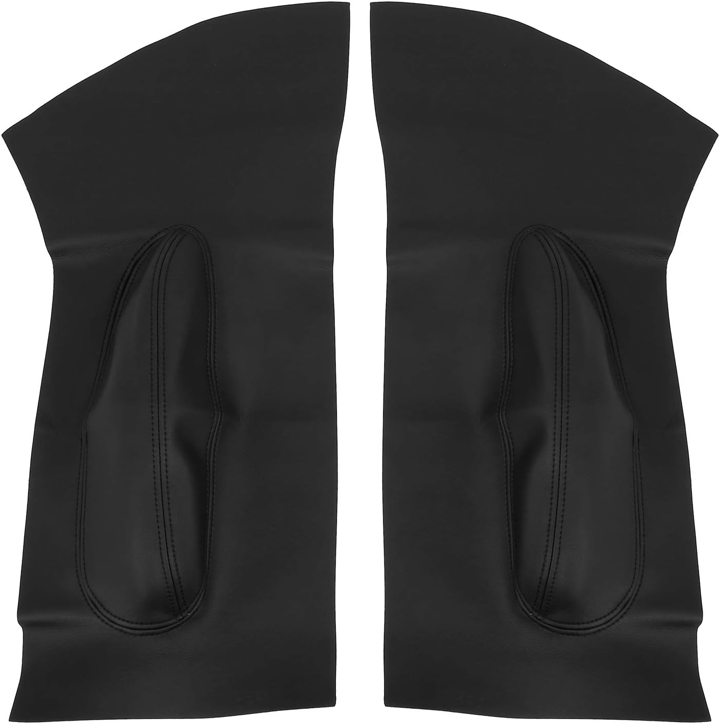 

1 пара автомобильных дверных ручек Beetle с чехлом из микрофибры для внутренней и передней двери, кожаные автомобильные аксессуары