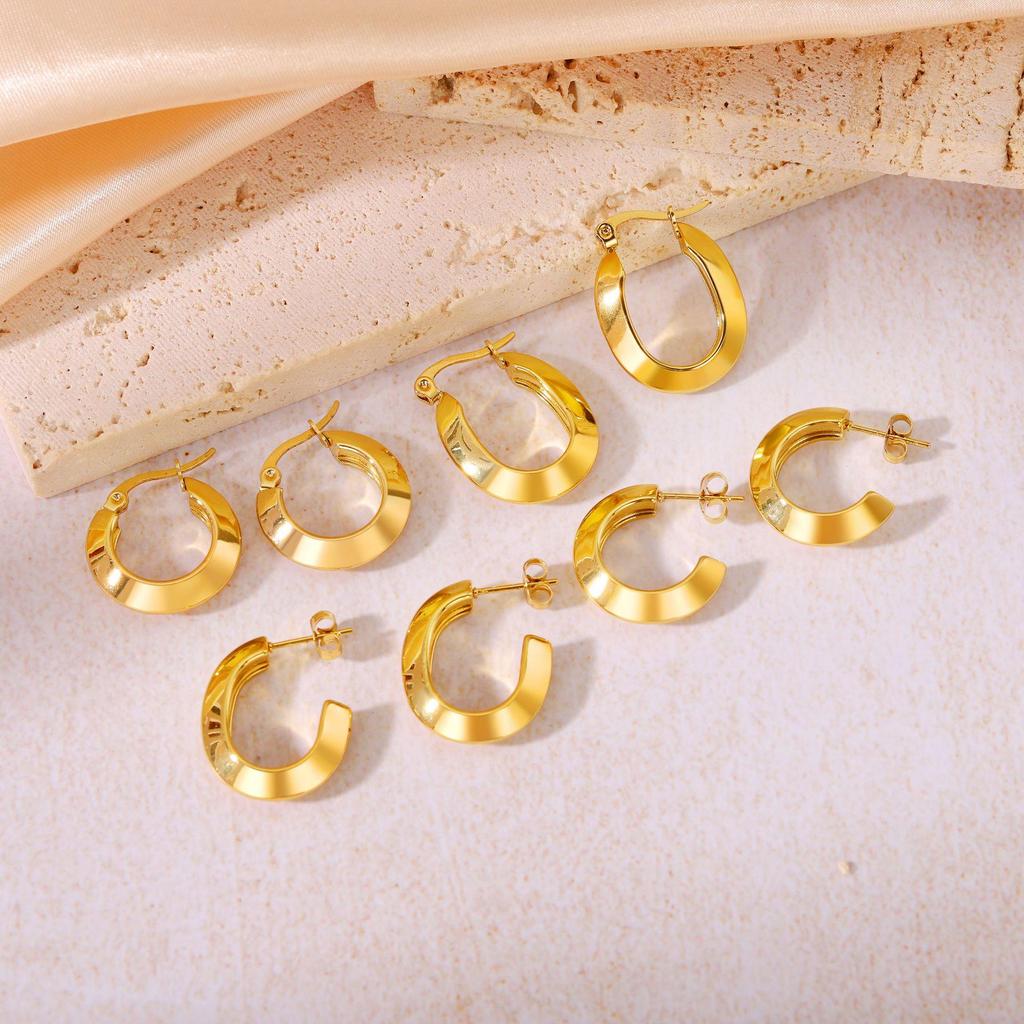2025 Luxury Titanium Steel Earrings - No Fade, High-End Feel