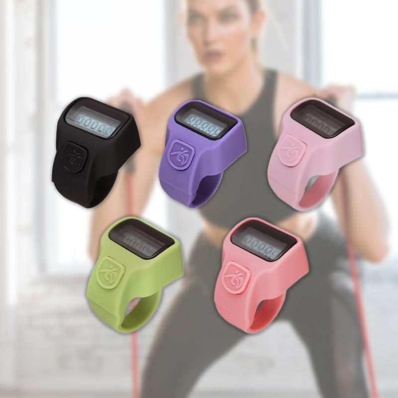 Batteriebetriebene digitale LCD elektronische Fingerringe Hand-Strichzähler 5-stelliger Zähler Klicker für gutes Zählen Runde