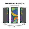 For Samsung Galaxy Z Fold5 5G Silk Printing Anti-spy Tempered Glass Screen Protector Full Cover Film