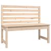 VidaXL Garden Bench 109 Cm Solid Pine Wood 824032