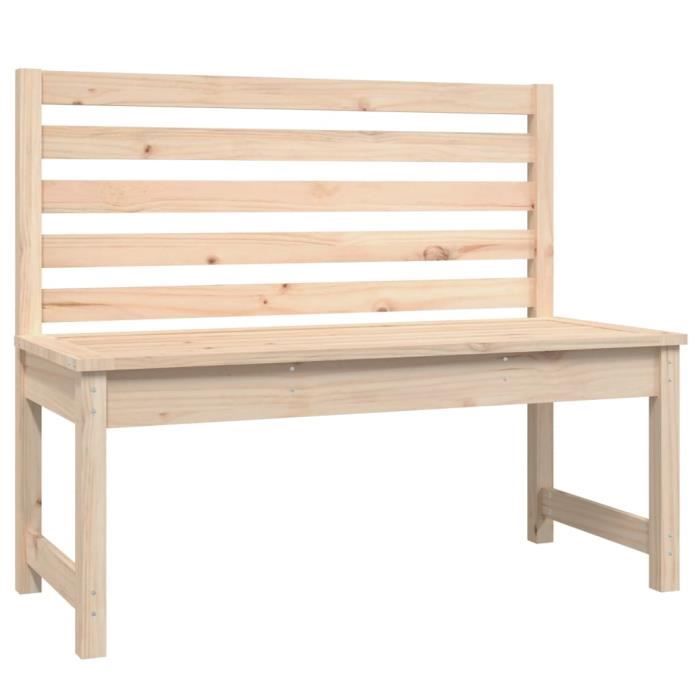 VidaXL Garden Bench 109 Cm Solid Pine Wood 824032