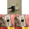 Crystal Heart Wine Stopper With Geometric Design For Wedding Celebration Gift