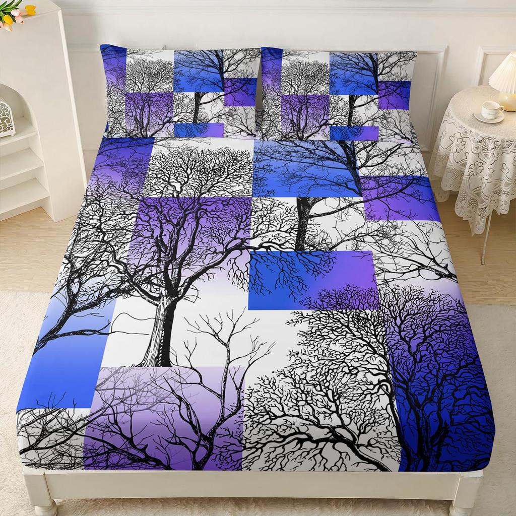 Sunflower Healing Pattern Sheet Three-Piece Digital Printing Bedding Sheet Three-Piece Sheet Children Adult