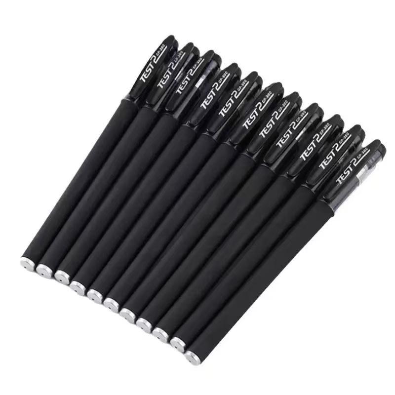 12Pcs 0.5mm Gel Pens Smooth Writing Office Business Signature Pens for Exam Stationery