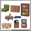 Trendy Resin Miniature Table & Chair Ornaments for DIY Decor