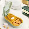 Invisible Storage Tablet Storage Box Plastic Pill Divider Case Portable Mini Pill Cutter  Daily Use