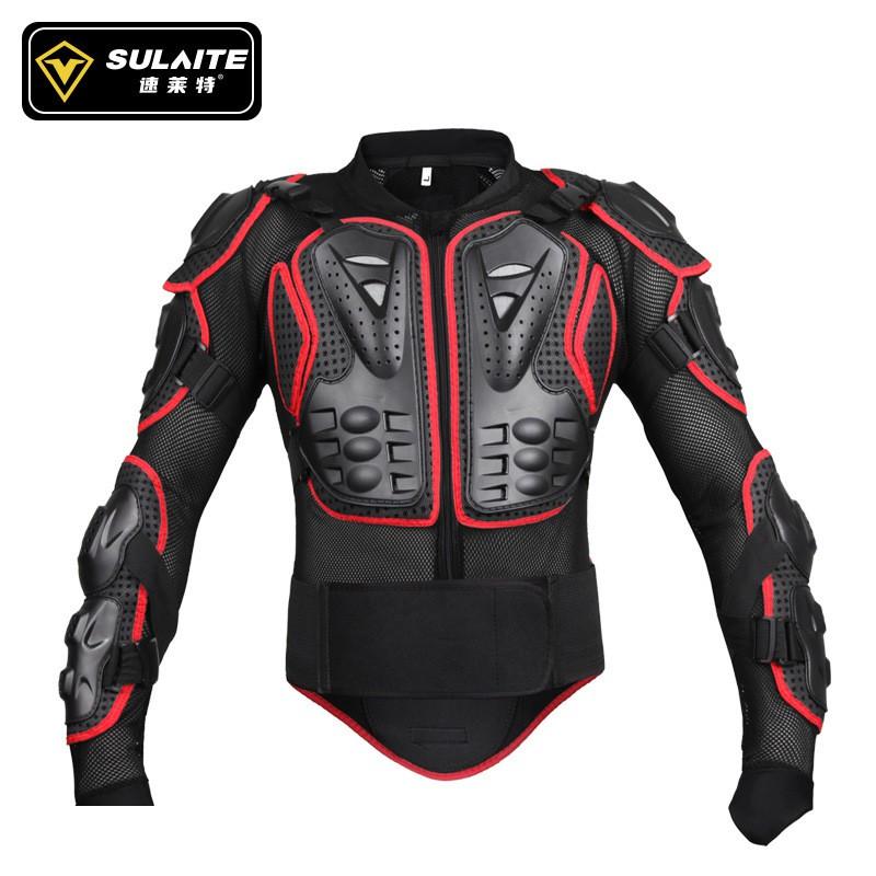 Motorcycle Riding Armor Suit With Knee Elbow Chest Neck Protection Off-Road ATV Dirt Bike Riders Adult Sizes S-4XL