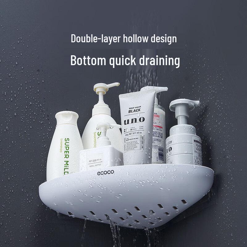 ecoco No-Drill Bathroom Storage Shelf