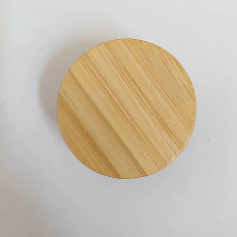 Bamboo Wood Lid with Rope Seal for Glass Bottles - Wooden Coaster & Sealed Lid