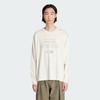 Adidas Terrex X And Wander Collaboration FW23 Pattern Printed Outdoor Sports Crew Neck Long Sleeve T-Shirt Unisex Tops White HZ0670