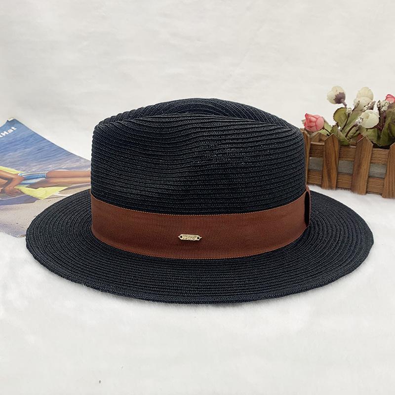 

Foldable Thin Braid Unisex Jazz Top Hat Breathable Shade Holiday Hat Source adjustable