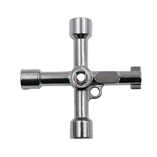 4-in-1 Water Meter Valve Key 4-Way Multi-Functional Water Utility Key High-Strength