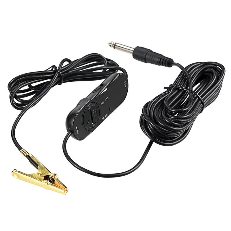 Clip on Pickup for Various String Instruments Including Guitar and Violin 6.3mm Stereophonic Link Cable Compact Design