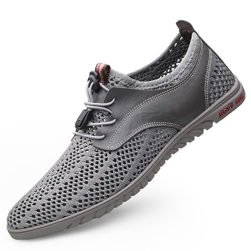 Mode Neue Herren-Sneaker Hohe Qualität Atmungsaktives Mesh Freizeitschuhe für Herren Schuhe Leichtgewicht Komfort Walking Vulkanisierte Fahrschuhe