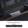 For Tesla Model Y Juniper 2025 Car Wireless Charging Silicone Pad Screen Protective Cover Center Panel Stickers Protection Frame