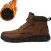 Men's High-top Leather Boots Casual Sneakers