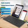OLOEY Dual Bluetooth Wireless Silent Keyboard with Tablet Stand