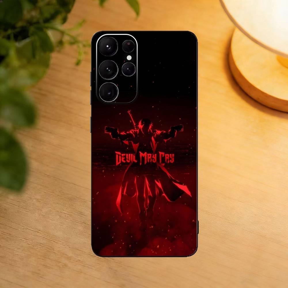 

Чехол для телефона D-Devil May Cry D-Dante для Samsung S25,24,21,22,23,30,Ultra,20,Plus,Fe,Lite,Note Мягкий черный чехол Samsung S20fe