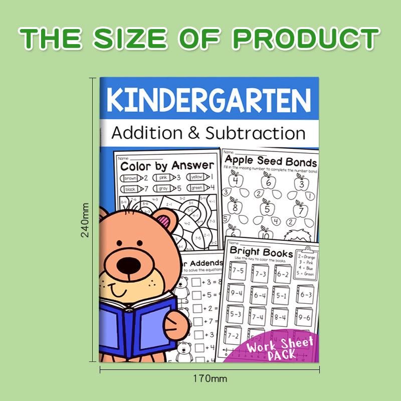 

Kindergarten Mental Math Workbook: Picture-Based Addition & Subtraction Practice