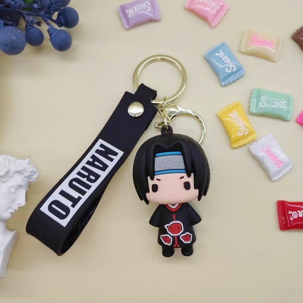Genshin Impact And Naruto Silicone Keychain Figurine Collectible For Anime Fans