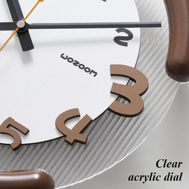 Creative Wall Clock Entrance Hall Wall Watch Living Room Round Silence Swing Clocks Modern Bedroom Decorative Accessories