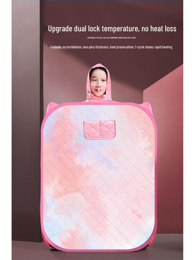 New Foldable Home Sauna: Full Body Sweat Steam Box for Postpartum Recovery